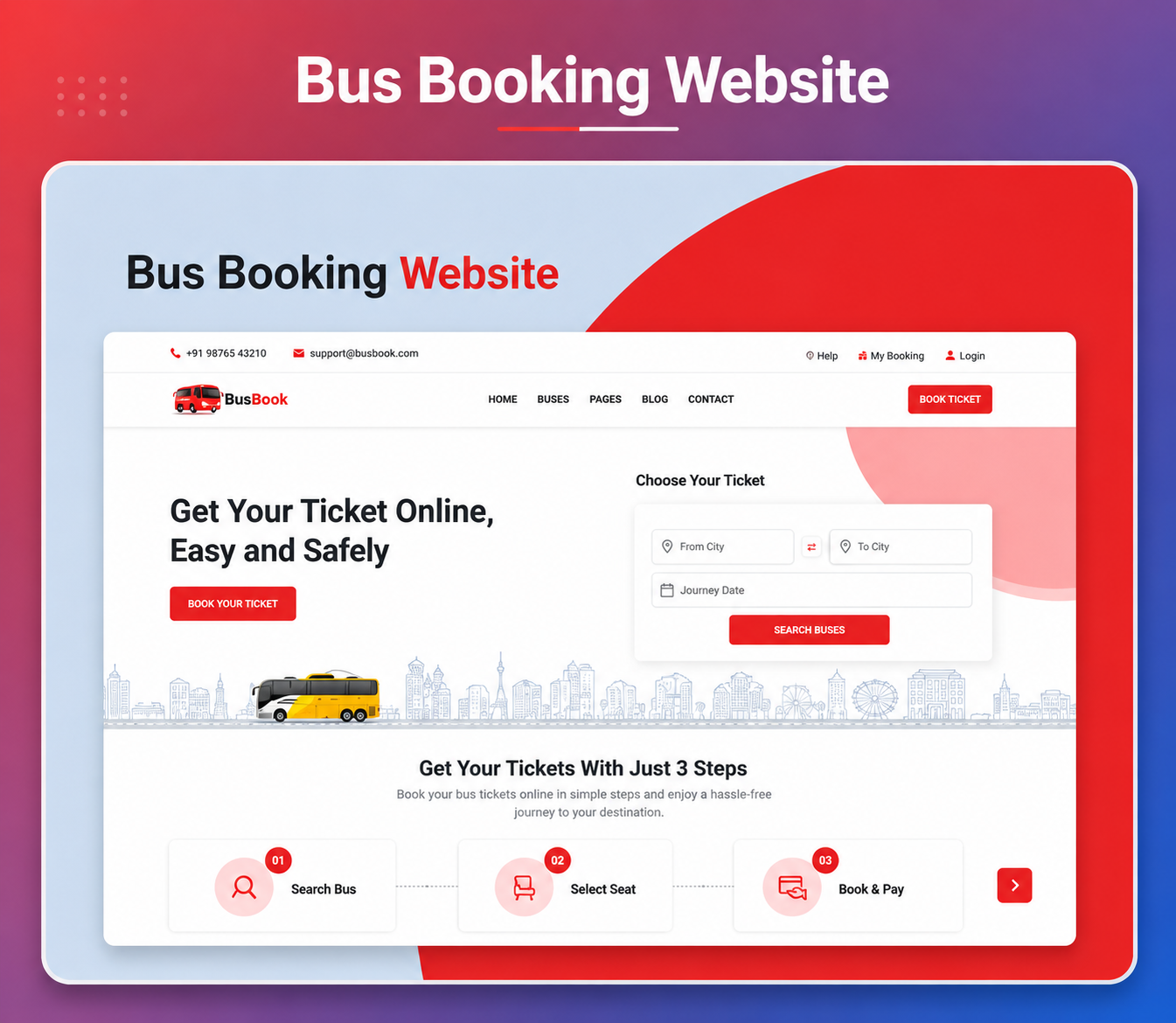 Bus Booking Website